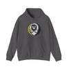 Dark charcoal hoodie with Milwaukee Brewers Stealie graphic and front kangaroo pocket