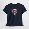 Navy short-sleeve T-shirt with Washington team crest graphic on the chest