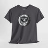 Dark charcoal t-shirt with centered Chicago circular Stealie skull logo
