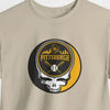 Sand T-shirt with Pittsburgh logo skull graphic on chest