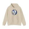 Los Angeles Dodgers sand hoodie, front LA Stealie logo, pullover hood and pocket