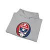 Light gray hoodie folded with front circular Philadelphia Phillies logo