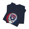 Atlanta Braves StealieT-shirt in navy with Stealie skull circular logo on front