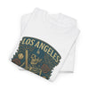 White T-shirt folded stack with Dodgers front logo graphic