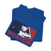 Royal blue Boston Red Sox T-shirt with Dancing Bear and BOSTON logo graphic
