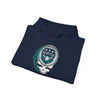 Navy Seattle Mariners Stealie hoodie with front circular logo graphic