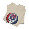 Atlanta Braves StealieT-shirt in sand beige with Stealie skull circular logo on front