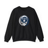 New York Yankees Stealie crewneck sweatshirt, black, front view with circular skull logo