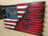 Small Hidden Gun Case with ½ USA Flag and ½ Graphic Design