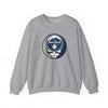 New York Yankees Stealie crewneck sweatshirt, sport grey, front view with circular skull logo