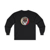 Black long sleeve T-shirt with circular Arizona Diamondbacks Stealie skull crest