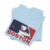 Light blue short-sleeve t-shirt set with Boston bear mascot and “BOSTON” logo