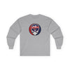 Sport grey long-sleeve T-shirt with St. Louis circular logo graphic on chest