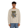 Light sand crewneck sweatshirt with Grateful Dead band graphic on the chest