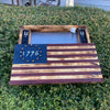 1776 American Flag Concealed Gun Case - With Magnetic Release For the Outdoorsman 13 Stripes