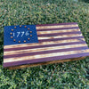 1776 American Flag Concealed Gun Case - With Magnetic Release For the Outdoorsman 13 Stripes