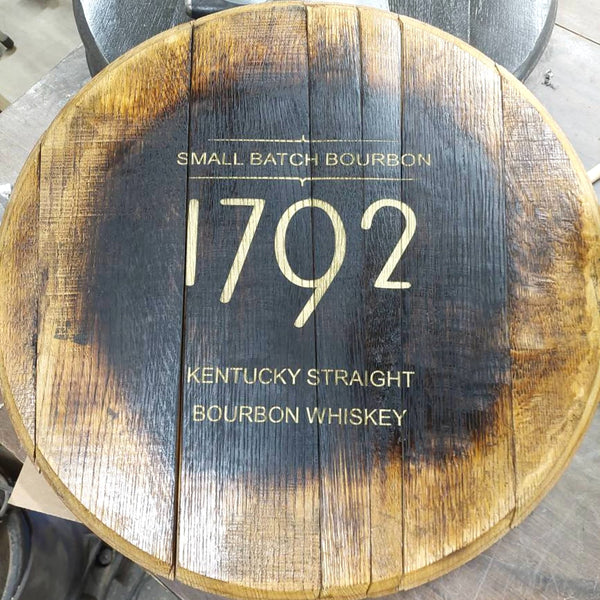 1792 Bourbon Barrel Top - Wall Hanging For the Man Cave Gambill Woodworking