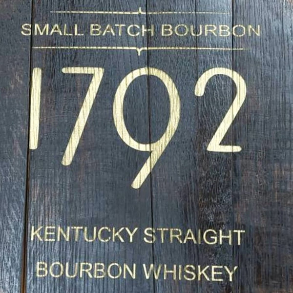 1792 Bourbon Barrel Top - Wall Hanging For the Man Cave Gambill Woodworking
