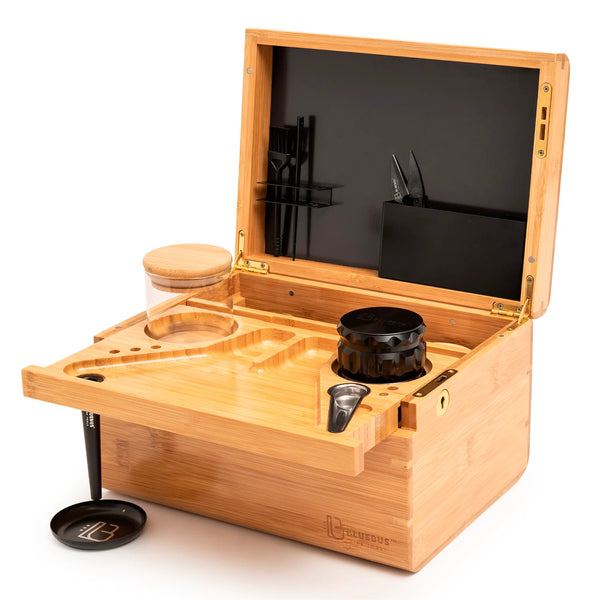 DISCOVERY - Stash Storage Box For the Bar Blue Bus Fine Tools Natural