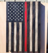 Large Vertical Hanging American Flag Gun Concealment Case
