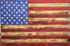 Large American Flag Gun Concealment Case with 2 Compartments