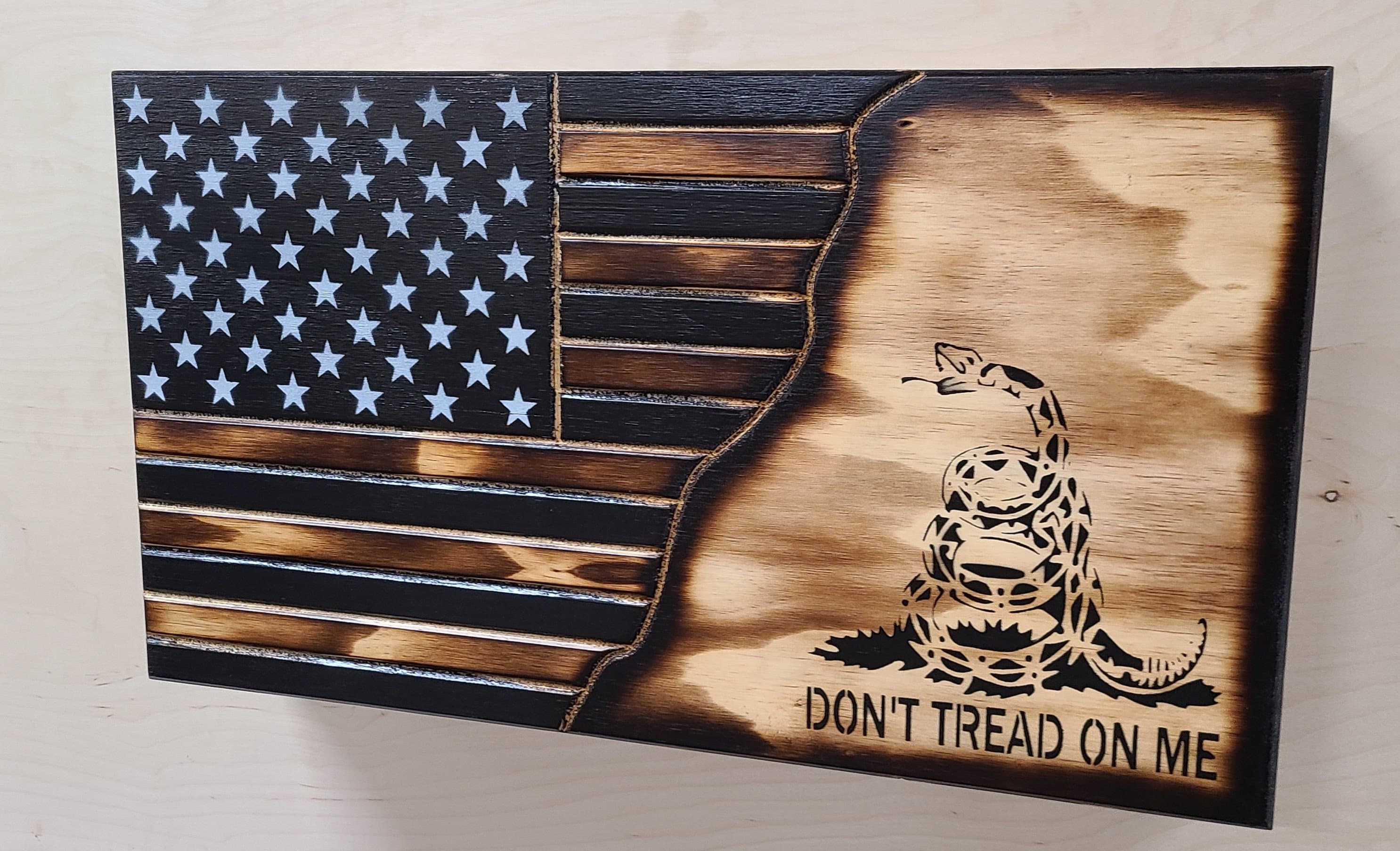 Mini American Flag Gun Concealment Case w/ Hybrid Design