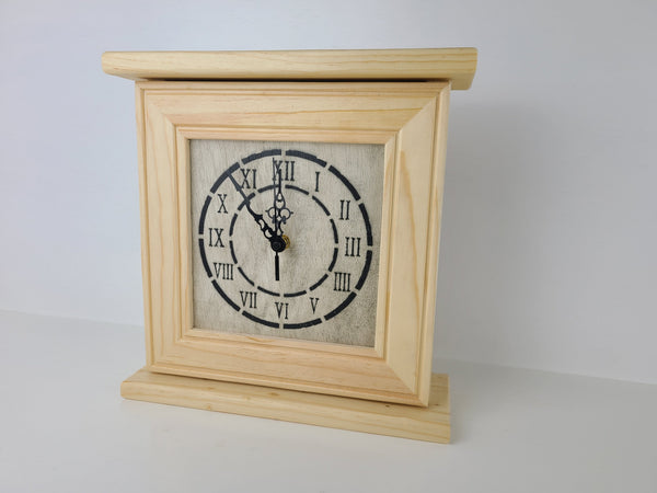 "Peacemaker” Wooden Gun Concealment Clock