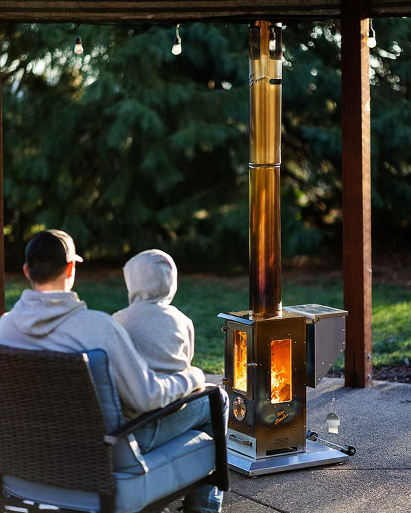 Big Timber - Wood Pellet Patio Heater For the Outdoorsman Timber Stoves