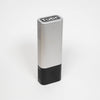 Tübr Gordo Alümen silver and black rectangular device with rounded top