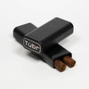 Tübr Gordo Alümen cigar case with two cigars