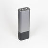 Tübr Gordo Alümen device, silver and dark gray rectangular body