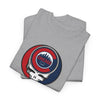 Gray Chicago Stealie skull T-shirt set, crew neck, short sleeves