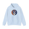 New York Mets hoodie in light blue with front Stealie skull logo