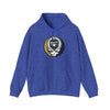 Royal blue hoodie with Milwaukee Brewers Stealie logo and front kangaroo pocket
