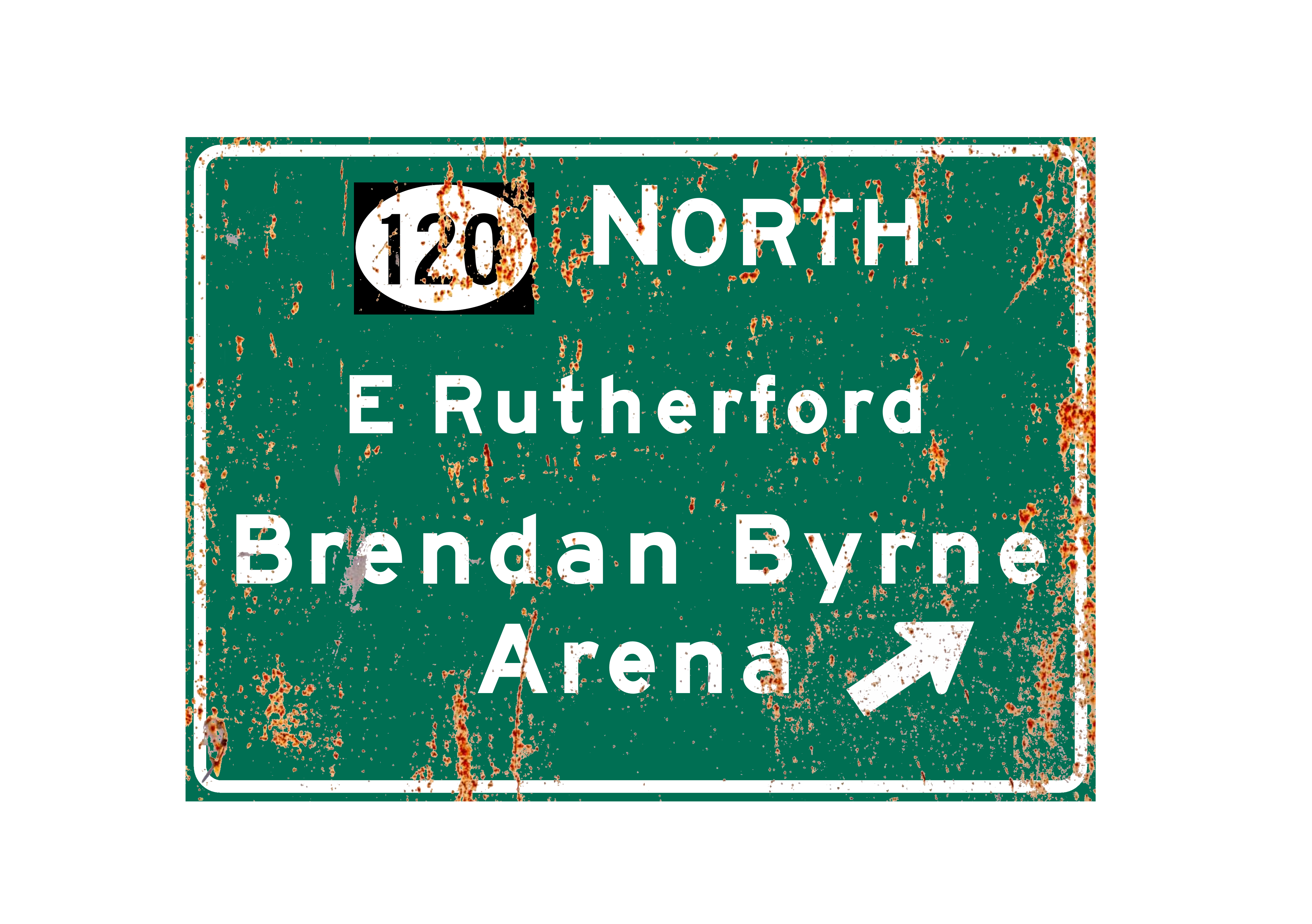 Brendan Byrne Arena – Classic Stadium Metal Sign