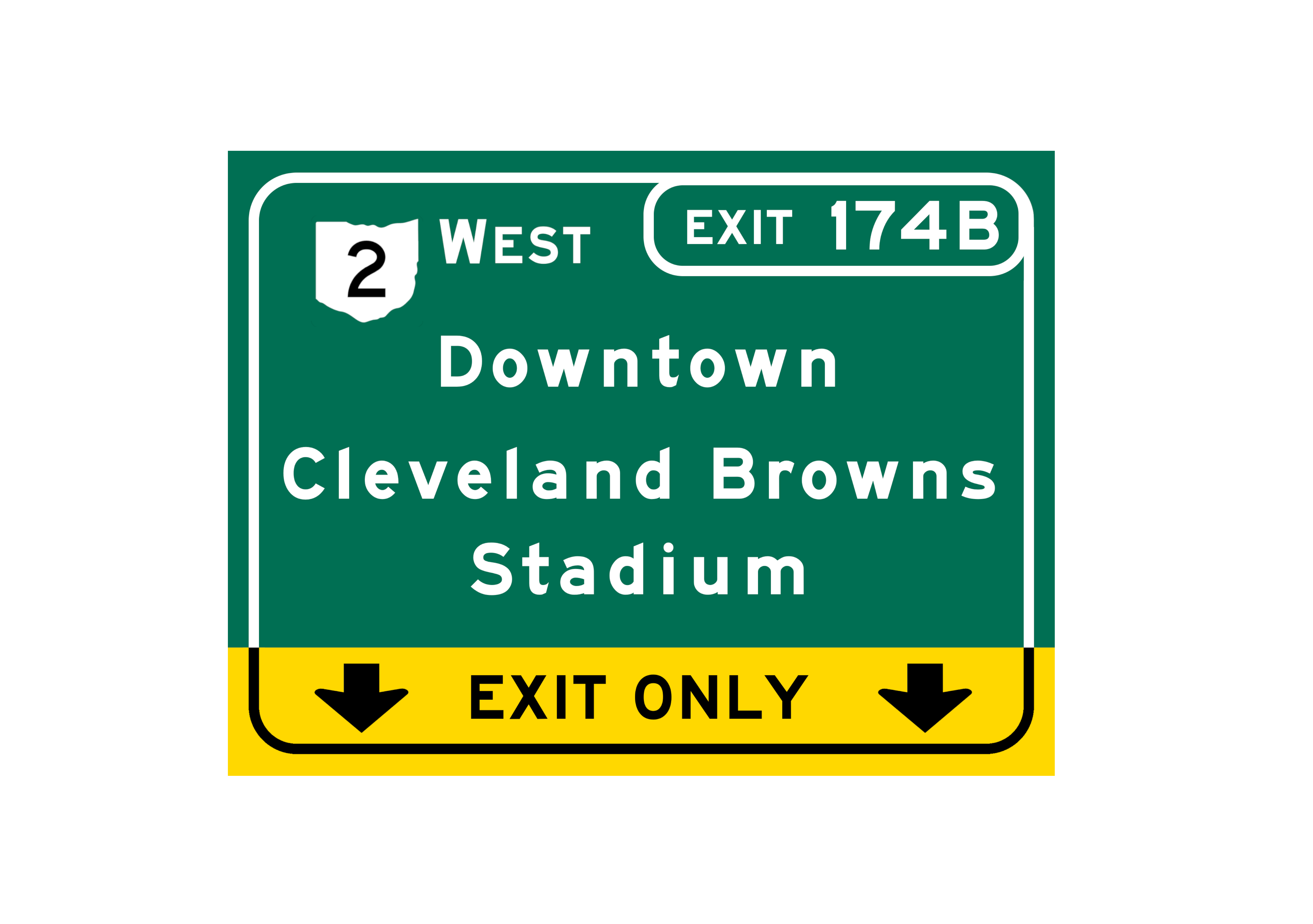 Cleveland Browns Stadium – Classic Stadium Metal Sign For the Sports Lover Winks Print