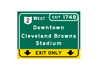 Cleveland Browns Stadium – Classic Stadium Metal Sign For the Sports Lover Winks Print