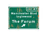 The Forum – Classic Stadium Metal Sign For the Sports Lover Winks Print
