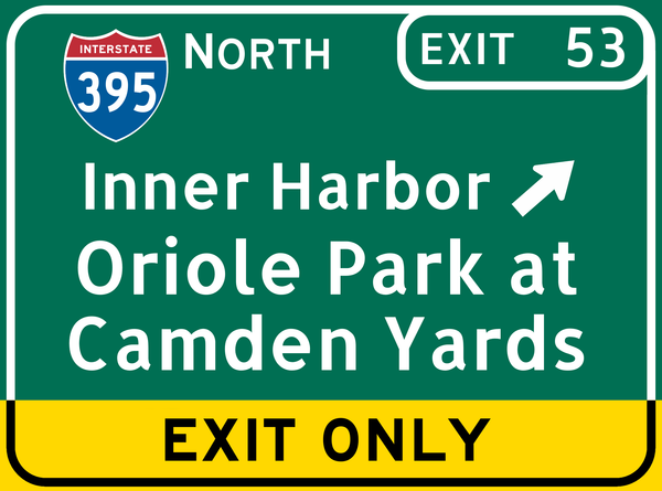 Oriole Park at Camden Yards – Classic Stadium Metal Sign