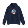 Navy Toronto Blue Jays pullover hoodie with hood, drawstring, and front logo