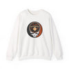 White Giants crewneck sweatshirt with front San Francisco Stealie-style logo