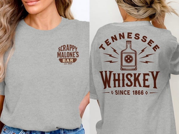 Tennessee Whiskey Bottle Since 1866 Graphic T-Shirt