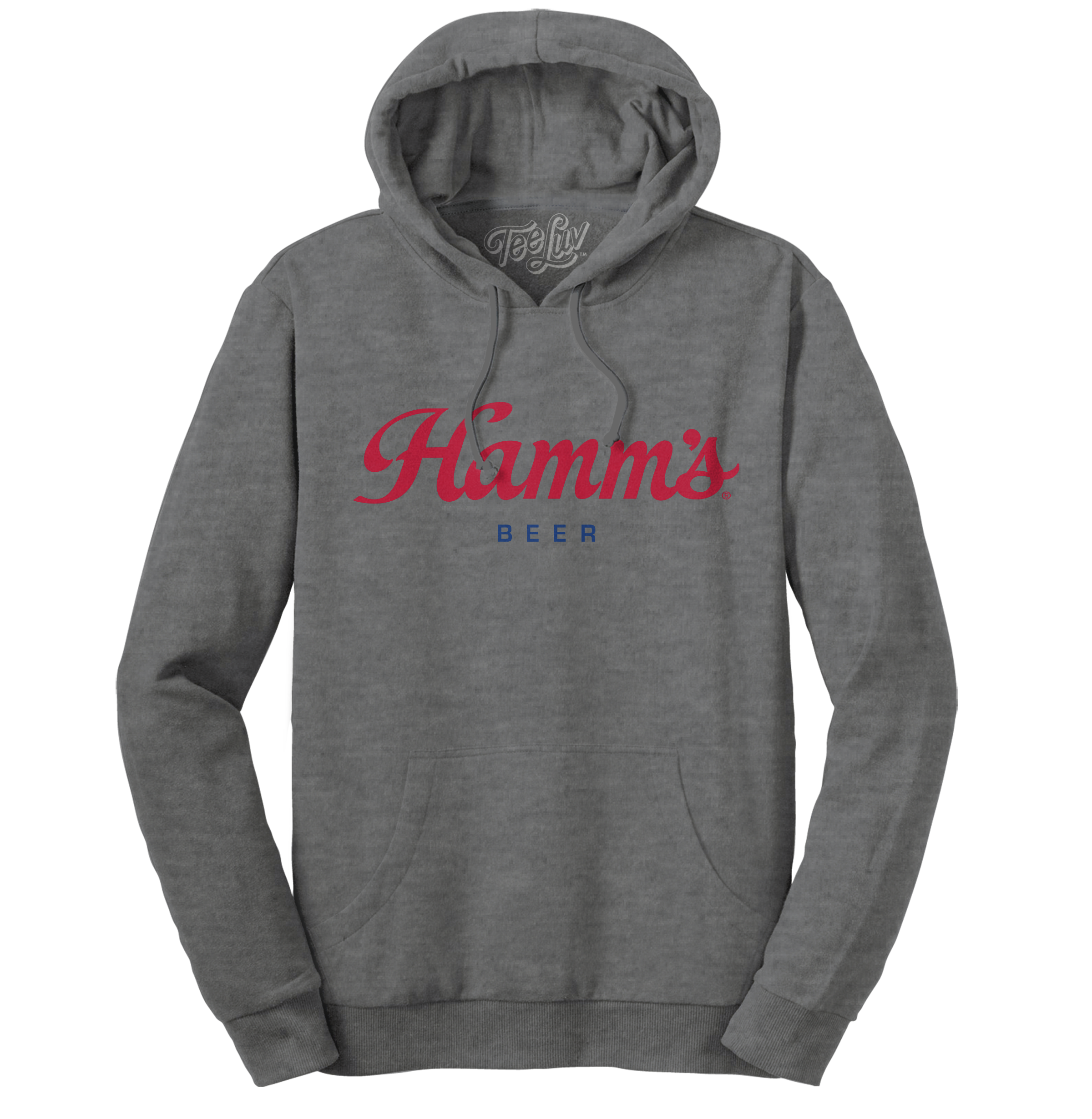 Hamm's Beer Logo Hooded Sweatshirt - Oxford Gray