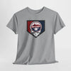 Light gray short-sleeve T-shirt with Washington team crest graphic on the chest