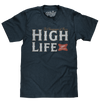 Miller High Life Champagne of Beers T-Shirt - Heather Navy Blue
