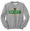 Mickey's Fine Malt Liquor Beer Logo Crewneck Sweatshirt - Athletic Heather Gray