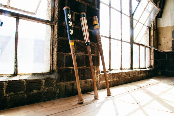 "Three Strikes"  - Baseball Art Bat