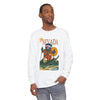 White long-sleeve T-shirt with Nevada graphic on front