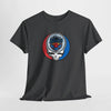 Miami Marlins Stealie T-shirt, charcoal, crew neck with circular skull team emblem