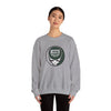 Sport grey crewneck sweatshirt with Jeep logo front graphic